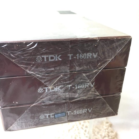 TDK 3 pack 8 Hour T-160 blank VHS NWT - Picture 7 of 8